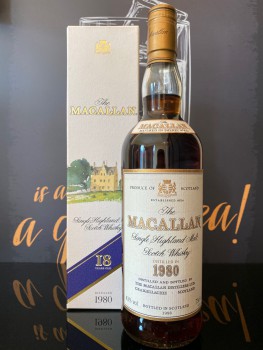 Macallan 1980 18 Years Old Sherry Oak Cask Italian Giovinetti & Figli edition Single Malt Scotch Whisky 麥卡倫 18年 1980 威士忌 