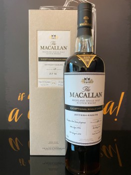 Macallan 22 Years Old 1995 / 2017 Exceptional Single Cask #5326 / 06 , European Oak Sherry Hogshead Whisky Cask Strength -52.7%abv Limited Edition of 281 Bottles 麥卡倫 單桶威士忌 原酒