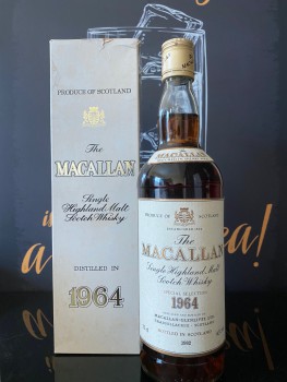 Macallan 18 Year Old 1964 Sherry Oak Cask  Single Malt Scotch Whisky 麥卡倫 18年 1964 威士忌
