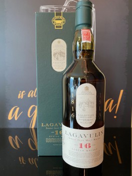 Lagavulin White Horse 16 Years Old circa 1980s Golden Print Version